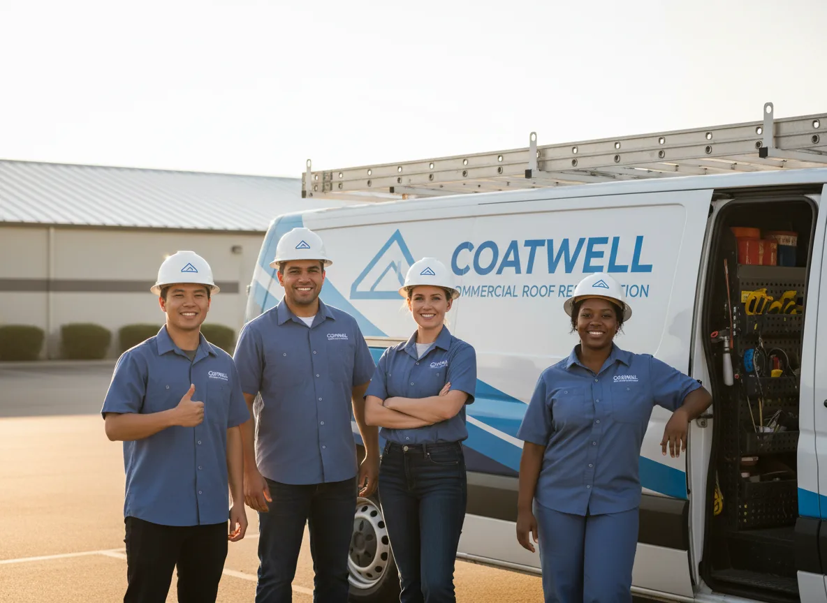 Commercial roof coating company in Wideman, AR